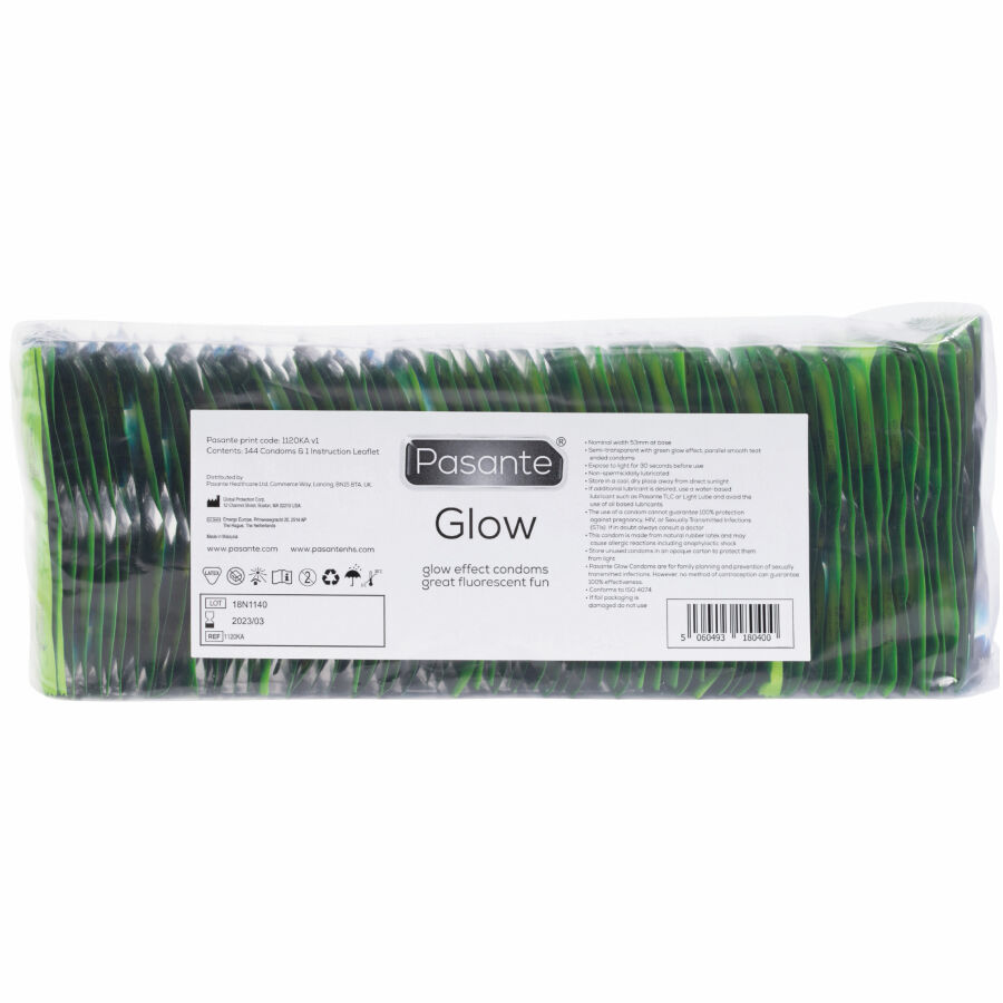 Glow Condoms Bag 144 Units 的第 1 张图片