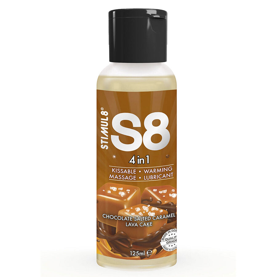S8 Lubrificante 4 Em 1 de Sobremesa de Chocolate E Caramelo Salgado 125 Ml