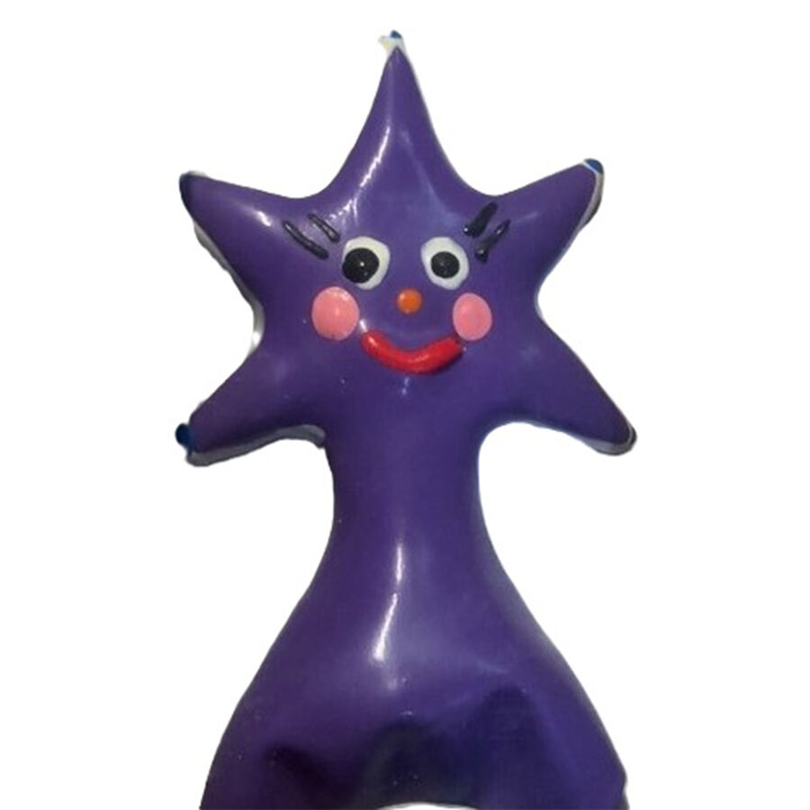 Preservativo Decorativo Pintado a Mano Estrella Feliz Xl
