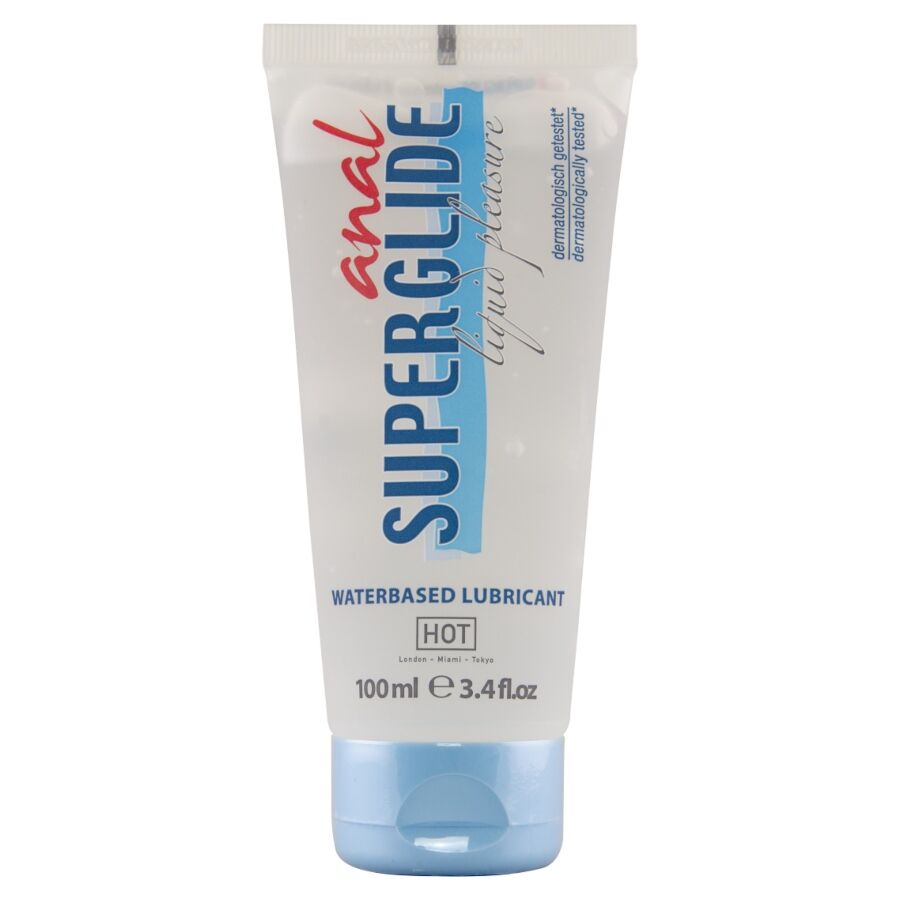 Anal Superglide Liquid Pleasure Lubrificante a Base D'acqua 100 Ml