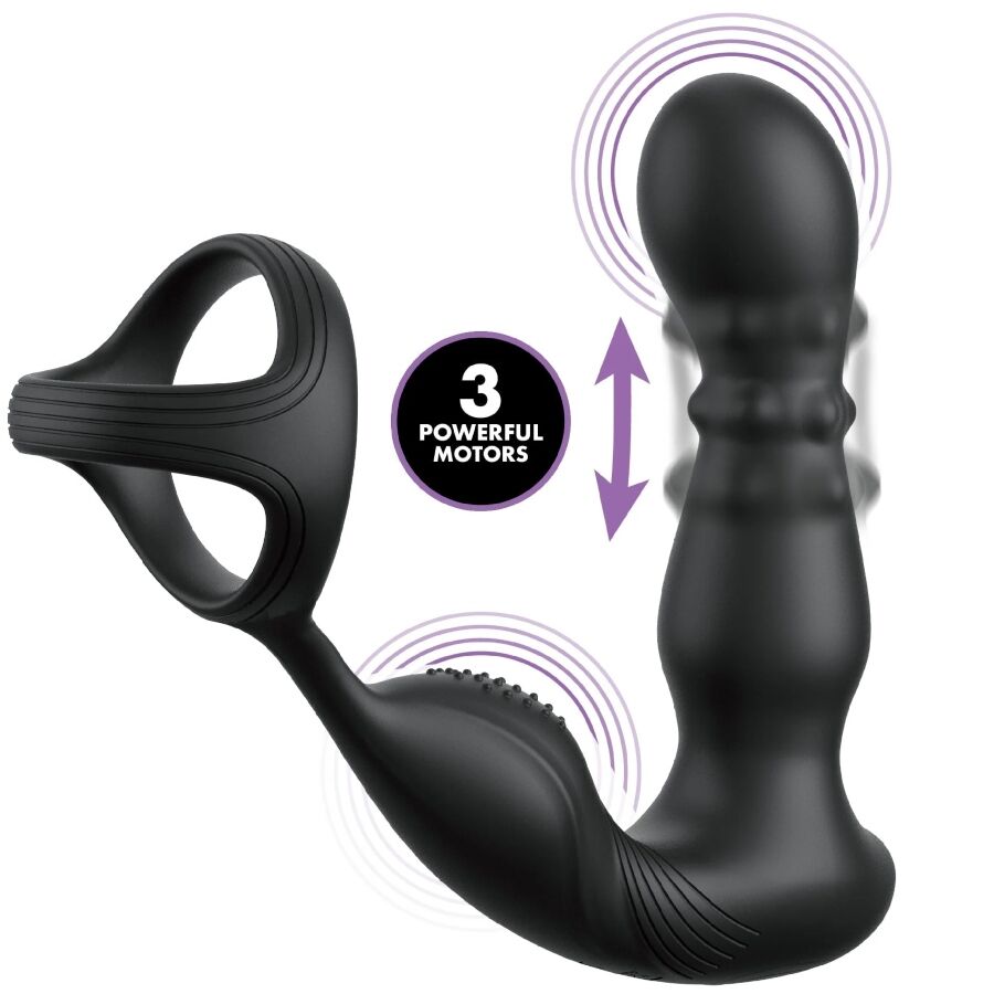 Vibrating Anal Ring And Massager With Remote Control
