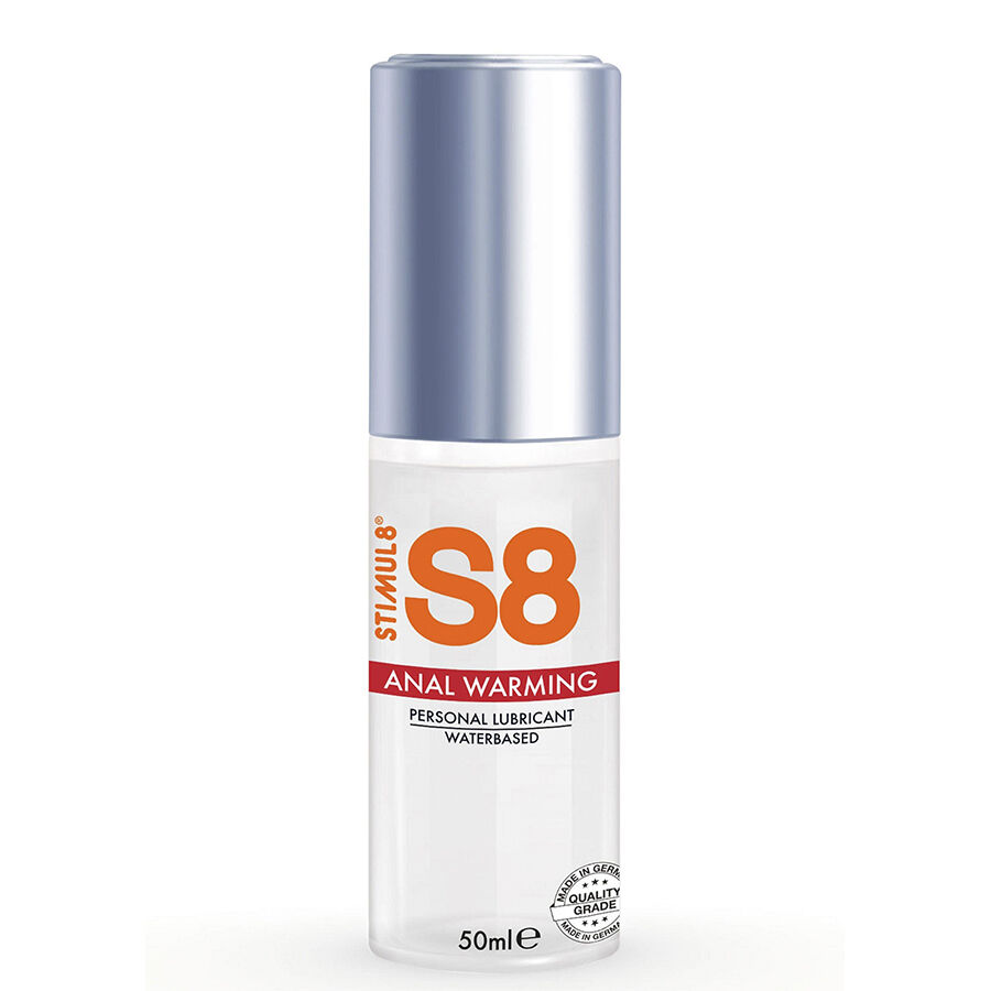 S8 Lubricante Anal Efecto Calor 50 Ml