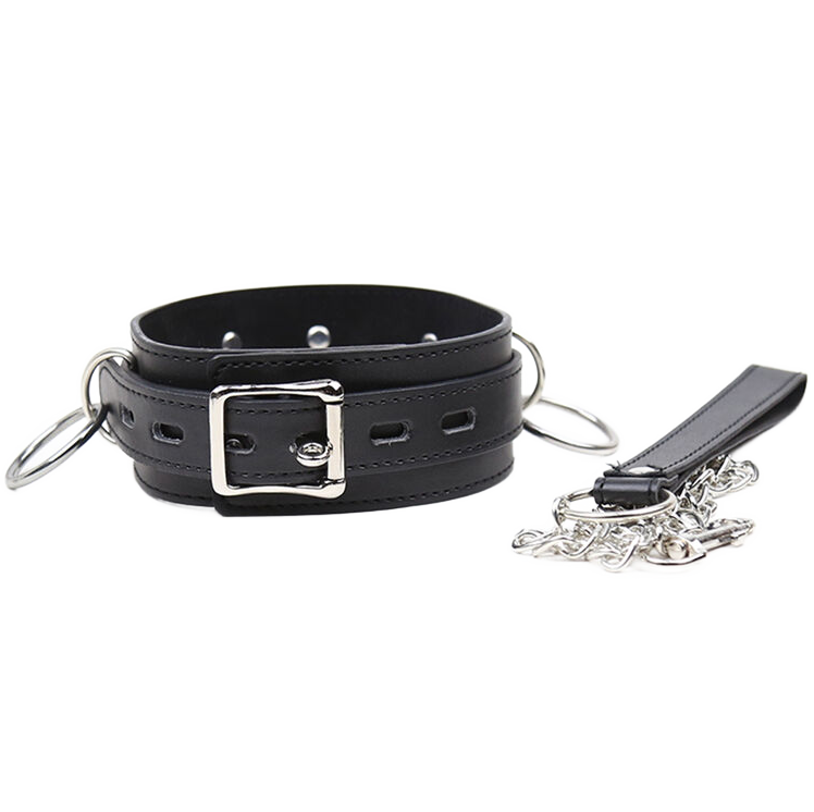 Collana Di Sottomissione con 3 Anelli