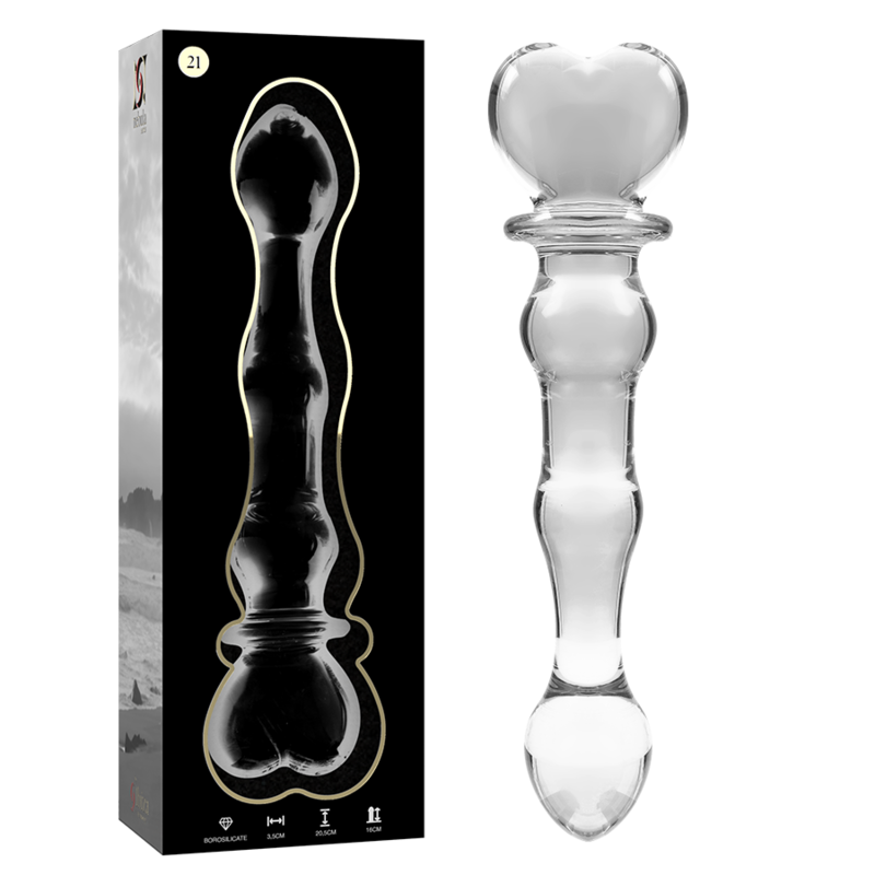 Weergave 11 van Modelo 21 Dildo Cristal Transparente 20.5 Cm -o- 3.5 Cm