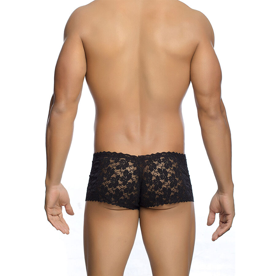 Vista 3 di Boxer Encaje Negro Talla