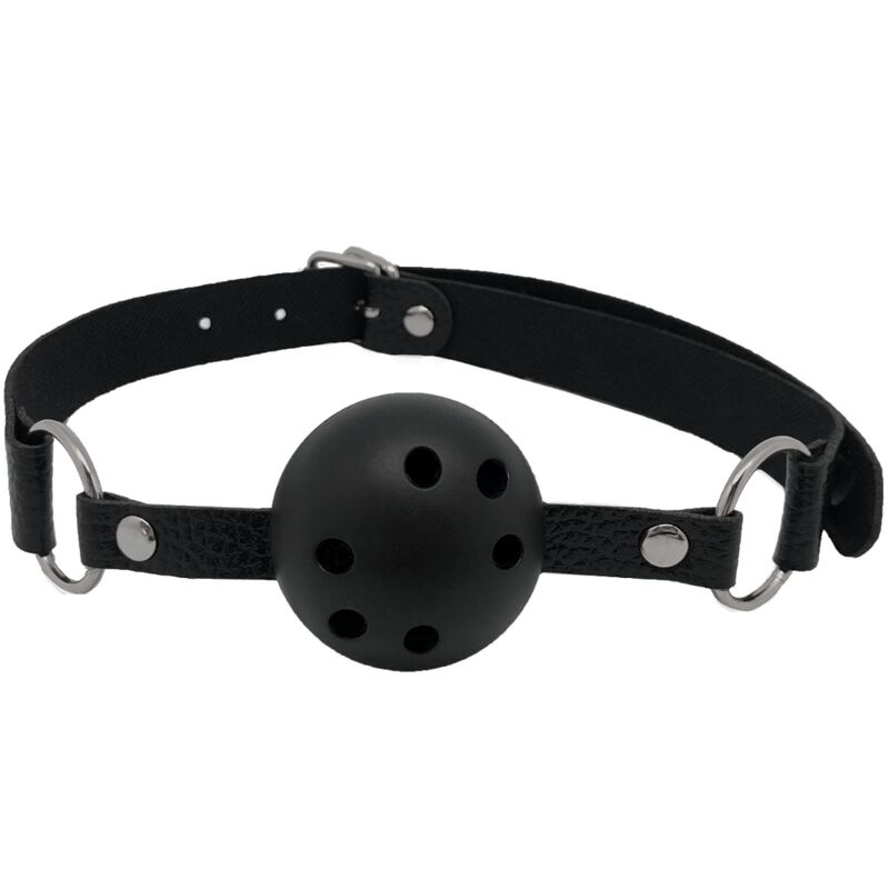 Vista 3 de Discretion Gag Respirável Preto
