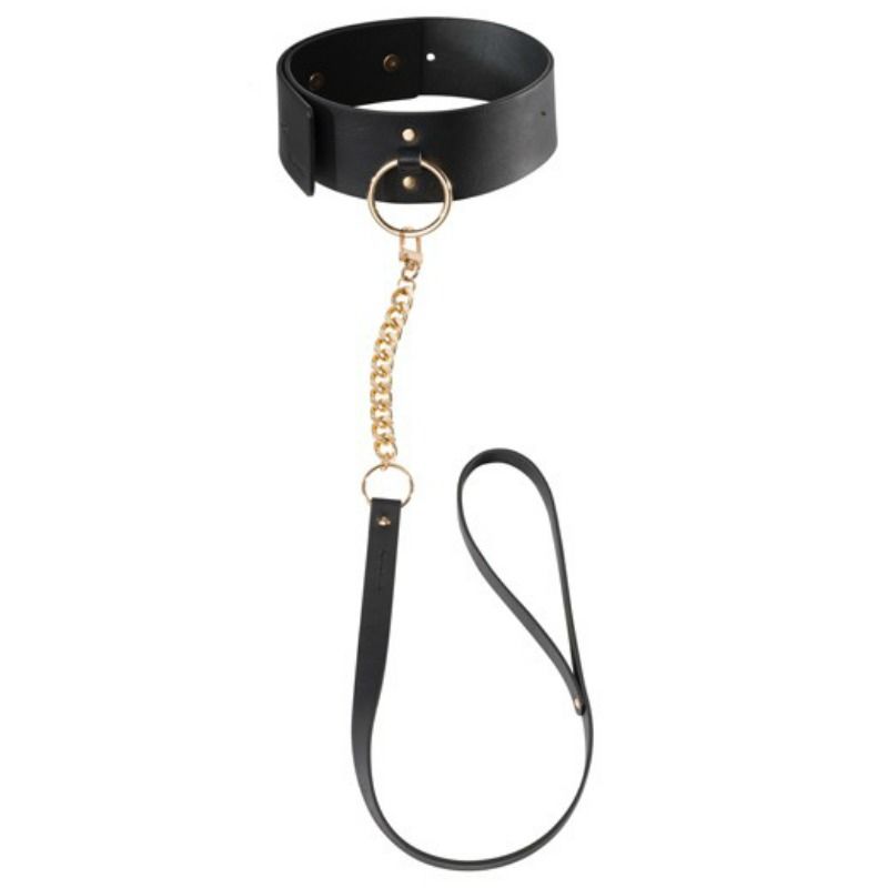 Vista 3 di Bijoux Indiscrets Maze - Collana Nera con Cinturino