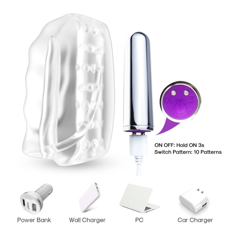 View 5 of Armony - Master Masturbator & Vibrator Transparente