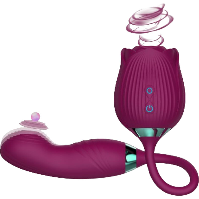 Vista 6 di Armony - Delight Flower Suction & Bumping Violet