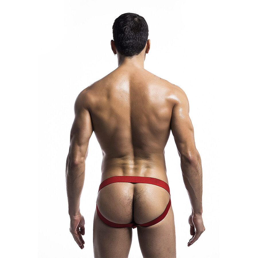 Vista 8 de Bañador Fetish Jockstrap Rojo Talla