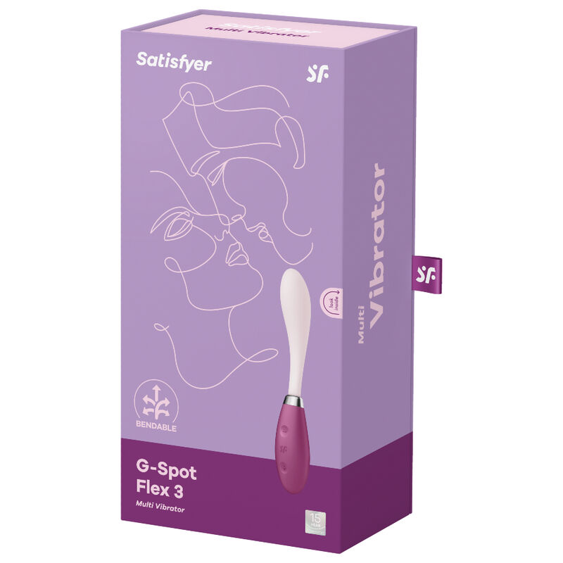 Vista 8 di Satisfyer - G-Spot Flex 3 Multi Vibrador Gris