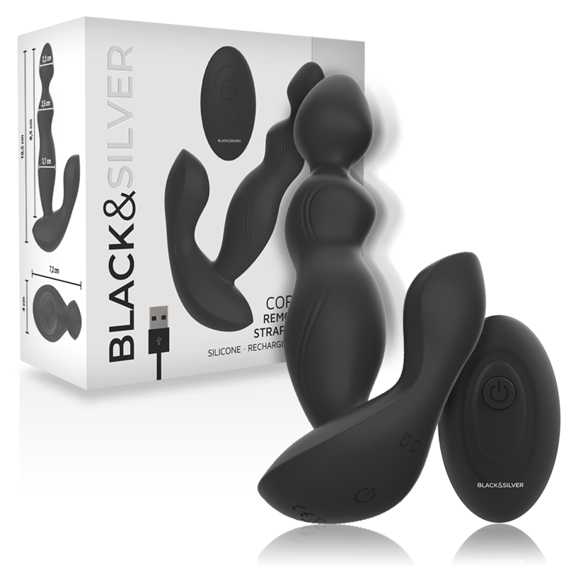 Vista 8 di Telecomando In Silicone Plug Anale Cora