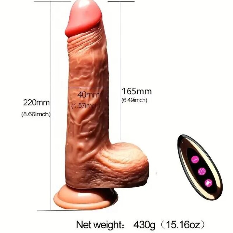 View 9 of Armony - Rechargeable Vibrating Realistic Dildo