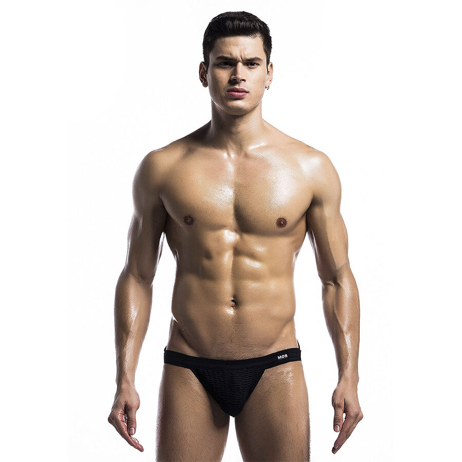View 10 of Bañador Fetish Jockstrap Negro Talla