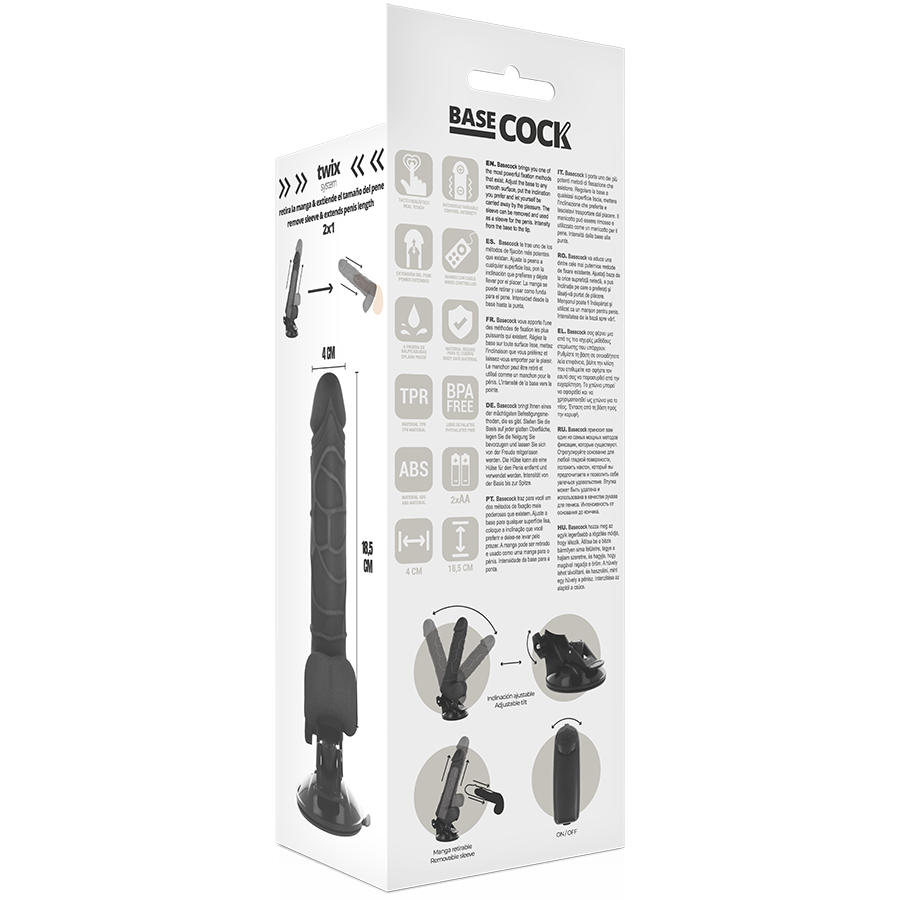 Vibrador Realistico Control Remoto Natural 18.5 Cm -o- 4 Cm 的第 10 张图片